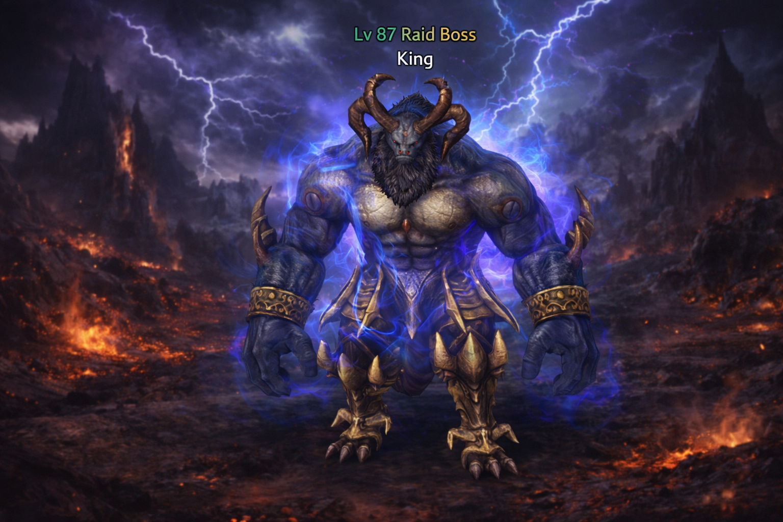 Lv 87 Raid Boss King